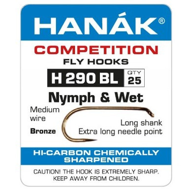 Hanak H 290 BL Nymph & Wet Fly Hook - Competitive Angler
