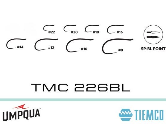 Tiemco 226BL Barbless Caddis/Midge/Emerger Hook - Competitive Angler