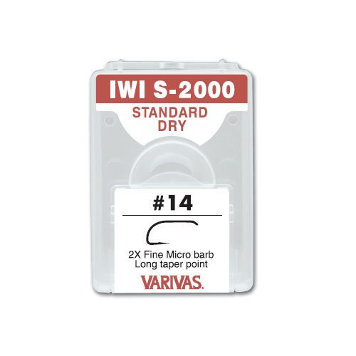 Varivas IWI S-2000 Iwai Standard Dry Fly Hooks (30 Pack) - Competitive  Angler